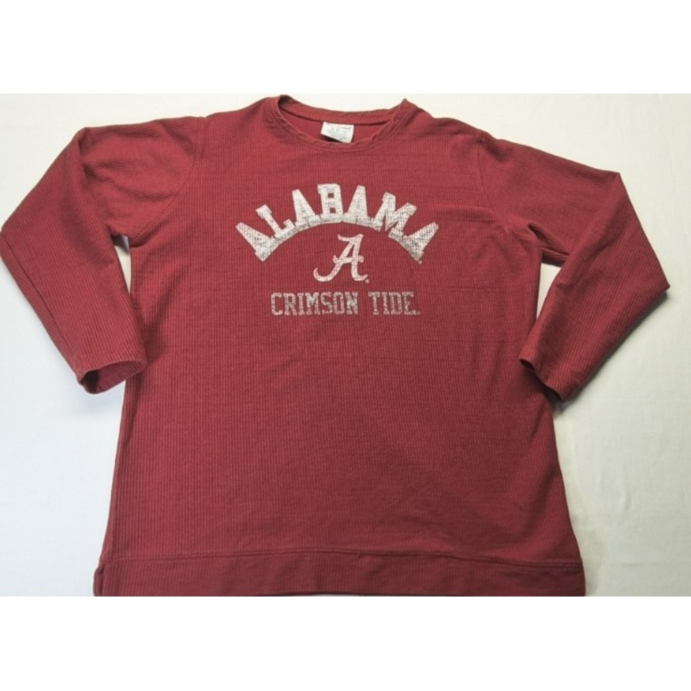 Alabama Crimson Tide Champion men's red thermal long sleeve graphic‎ shirt sz. L